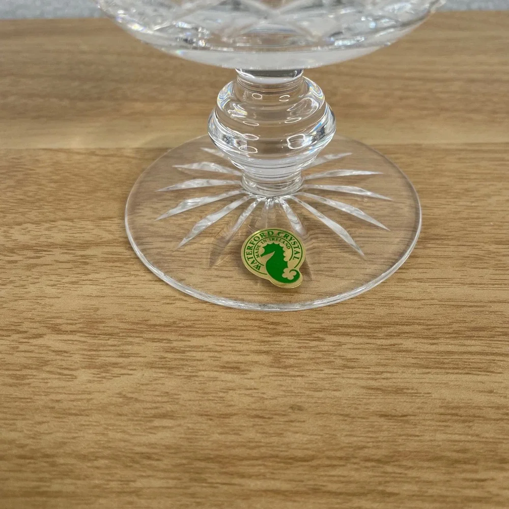 Waterford Crystal Lismore Footed Dessert Bowl 6 Inch Made in Ireland Glassware